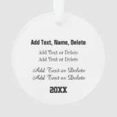 HONKBAL PATRIOTTISCH ORNAMENT (achterkant)