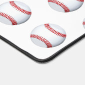 Honkbal Patroon Sport Thema Bureaumat (Hoek)