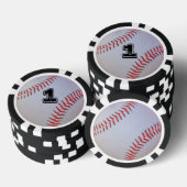 Honkbal poker chips (Opstapeling)