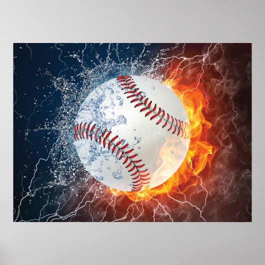 honkbal poster (Voorkant)