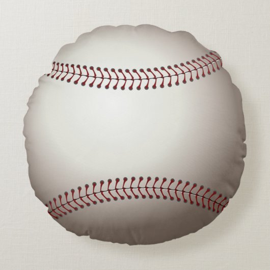 Honkbal Rond Kussen (Voorkant)