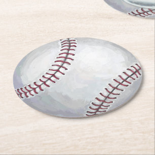 Honkbal Ronde Kartonnen Onderzetter