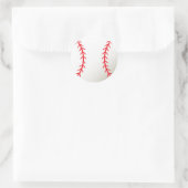 Honkbal Ronde Sticker (Tas)