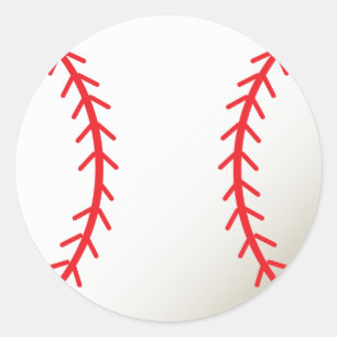 Honkbal Ronde Sticker