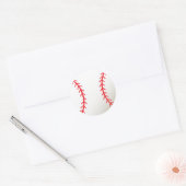 Honkbal Ronde Sticker (Envelop)