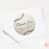Honkbal Ronde Sticker (Envelop)