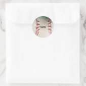 Honkbal Ronde Sticker (Tas)