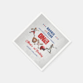 Honkbal Rookie 1e Verjaardag Party Servetten (Hoek)