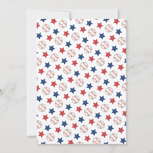 Honkbal Rookie van het Jaar 1e Verjaardagsfeest Bedankkaart (Achterkant)