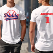 Honkbal Rookie van het Jaar Baseball 1e verjaardag T-shirt