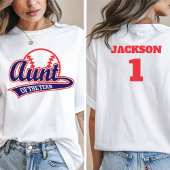 Honkbal Rookie van het Jaar Baseball 1e verjaardag T-shirt