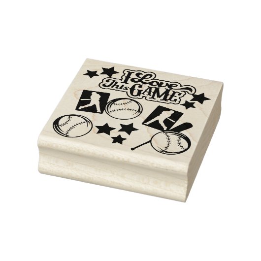 Honkbal Rubberstempel (Stempel)