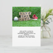 Honkbal save the date kaart (Staand voorkant)