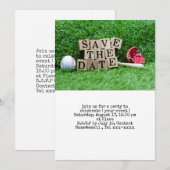 Honkbal save the date kaart (Voorkant / Achterkant)
