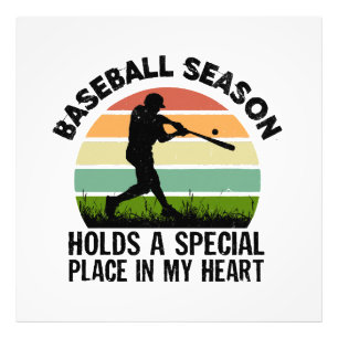honkbal seizoen heeft een speciale plaats in mijn foto afdruk