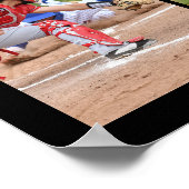 Honkbal Senior Afstuderen 5 Foto Collage Poster (Hoek)