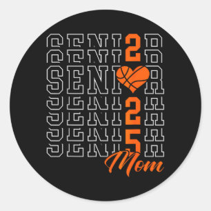 Honkbal Senior Moeder Afstudeerklas van 2025 Senio Ronde Sticker