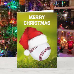 Honkbal & Sinterklaas Aangepaste Kerst Kaarten
