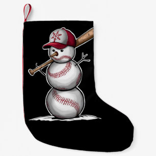 Honkbal Sneeuwman Ballen Sneeuw Kerstmis Xmas Cade Kleine Kerstsok