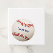 Honkbal Softbal Koppel Foto Bedankt Bedankjes Labels (In situ)