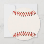 Honkbal Softbal Sport 1e Verjaardagsfeest Kaart (Achterkant)