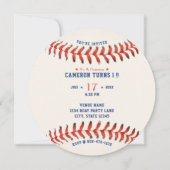 Honkbal Softbal Sport 1e Verjaardagsfeest Kaart (Voorkant)