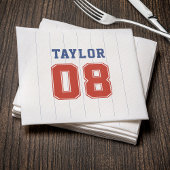 Honkbal Softball Sport Pinstripe Verjaardagsfeest Servet