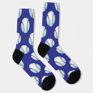 Honkbal Sokken in Team kleuren blauw
