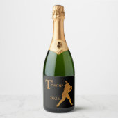 Honkbal Sparkling Wijnetiket (Voorkant)