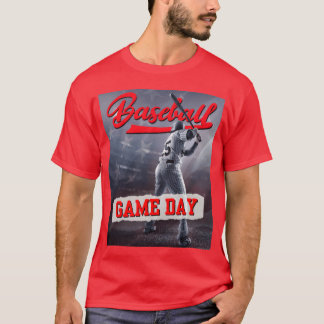 Honkbal Spel Dag jongen T-shirt