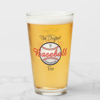 Honkbal Sport Bier Soda Glas Drinkware