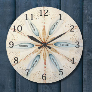 Honkbal Sport Design Modern Monogram Grote Klok