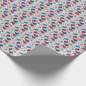 Honkbal Sport Kinder Jongens Gift Wrapping Papier  (Hoek)