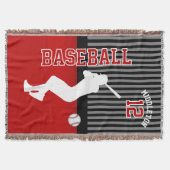 Honkbal ⚾ Sport - Rood Deken (Voorkant)