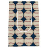 Honkbal Sport Verjaardag Kerstmis Gift Bag Medium Cadeauzakje (Achterkant)