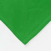 HONKBAL Sportief Helder Groen Wit Racing Strepen Fleece Deken (Hoek)