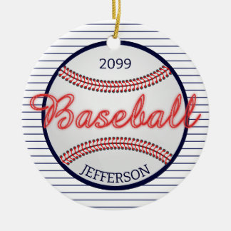 Honkbal Sports Bar Kerst Ornament