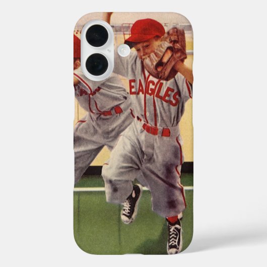  honkbal sportteam, jongens ruwbouw Case-Mate iPhone case (Achterkant)