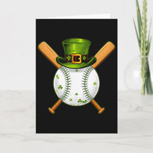 Honkbal St. Patrick's Day Jongens Mannen Catcher L Kaart