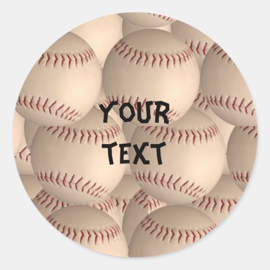 honkbal sticker (Voorkant)