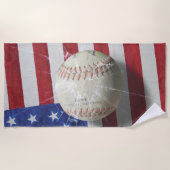 Honkbal Strandlaken (Voorkant)