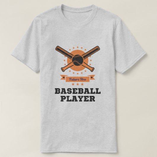 Honkbal T-shirt (Design voorkant)
