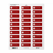 Honkbal T-shirts en geschenken Etiket (Full Sheet)