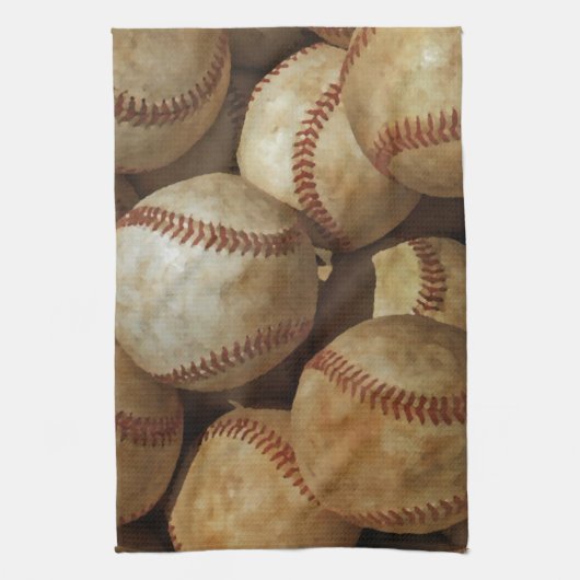 Honkbal Theedoek (Verticaal)