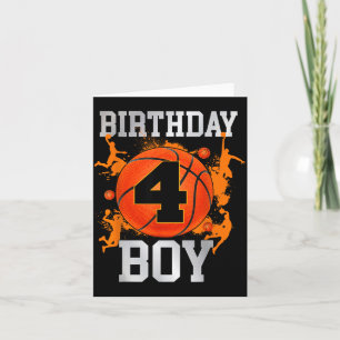 Honkbal Thema 4e Verjaardag Jongens 4 Jaar Oude Ve Kaart