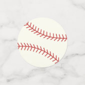 Honkbal thema confetti (Kleine voorkant)