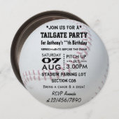 Honkbal Thema Feest Kaart (Voorkant / Achterkant)