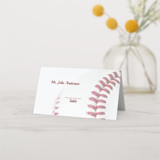 Honkbal Thema Huwelijk met Gastnaam (Voorkant)