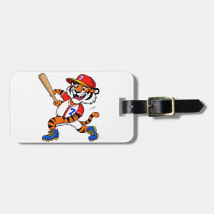 Honkbal Tijger Bagagelabel