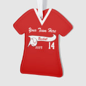 Honkbal trui met kleurverandering ornament (voorkant)